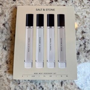 Salt & Stone Body Mist Discovery Set - Black and White